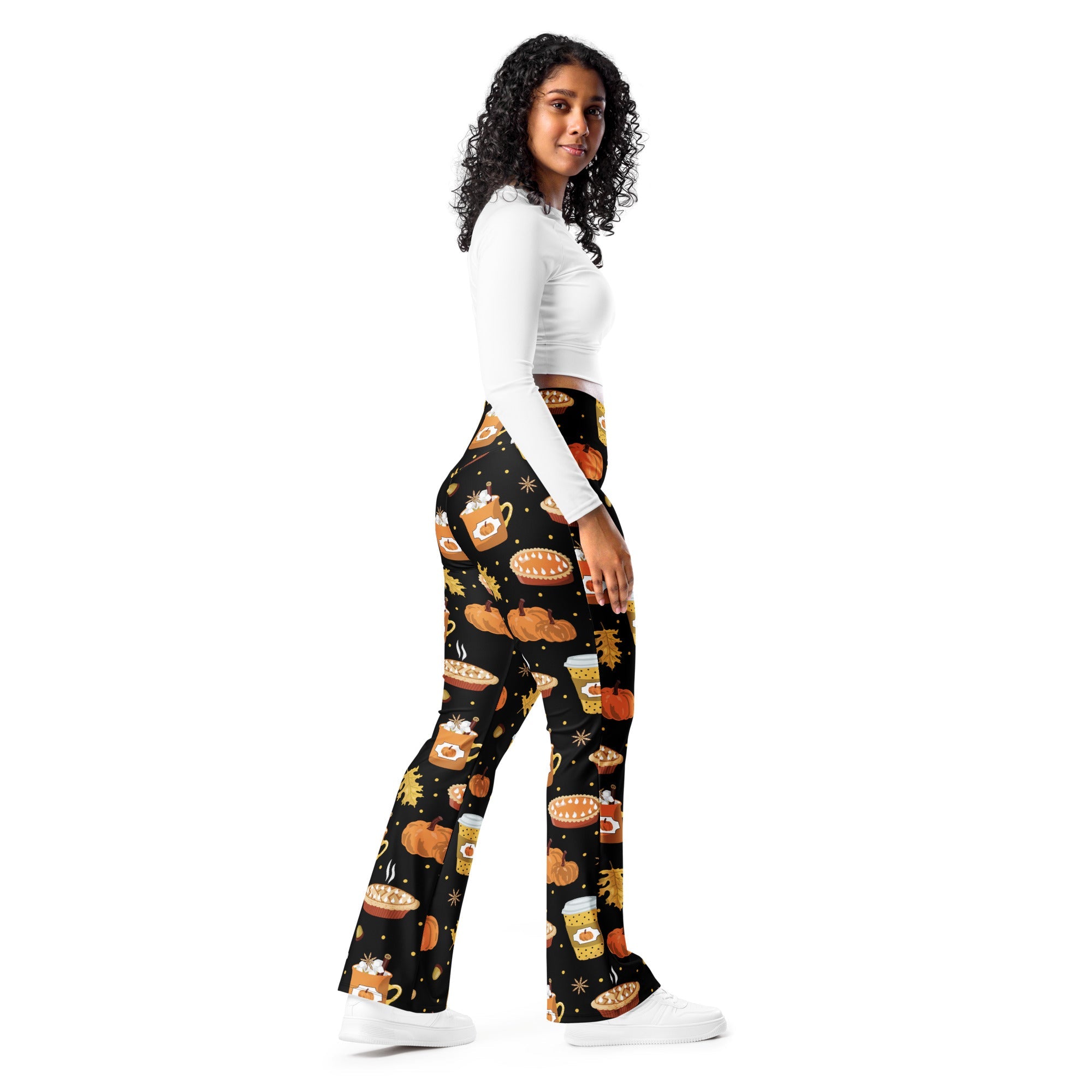 Pumpkin Season Flare Leggings