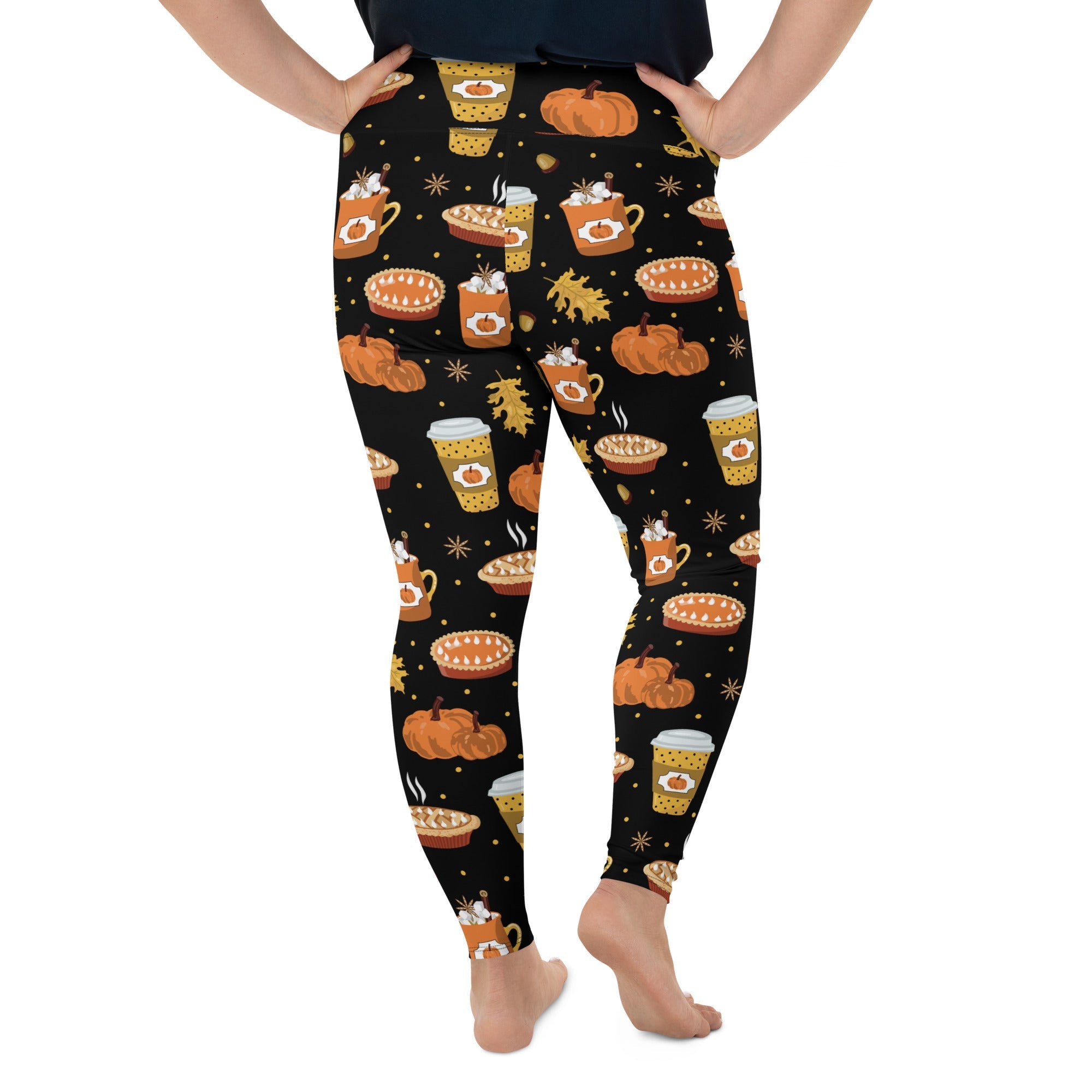 Pumpkin Season Plus Size Leggings