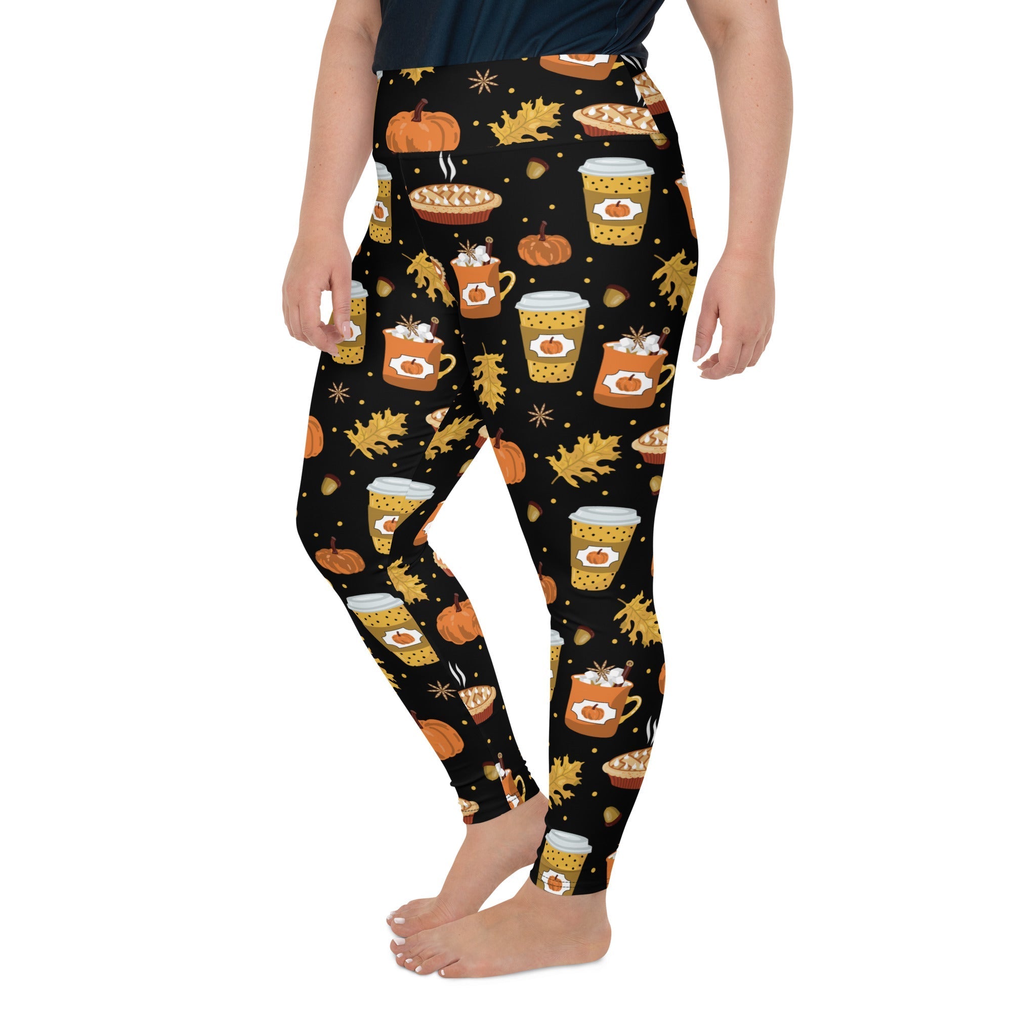 Pumpkin Season Plus Size Leggings