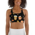 Pumpkin Season Sports Bra