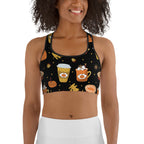 Pumpkin Season Sports Bra