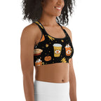 Pumpkin Season Sports Bra