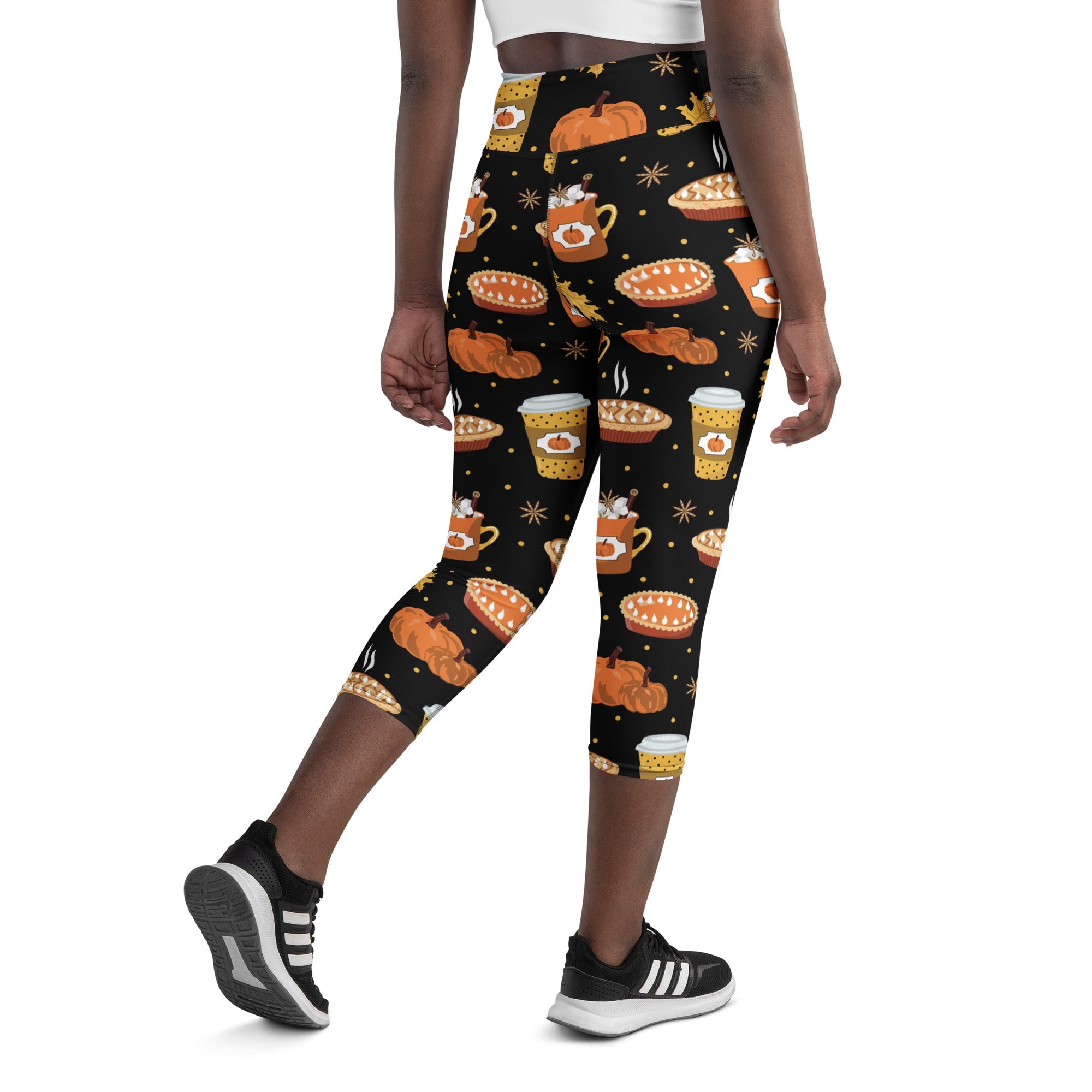 Pumpkin Season Yoga Capris