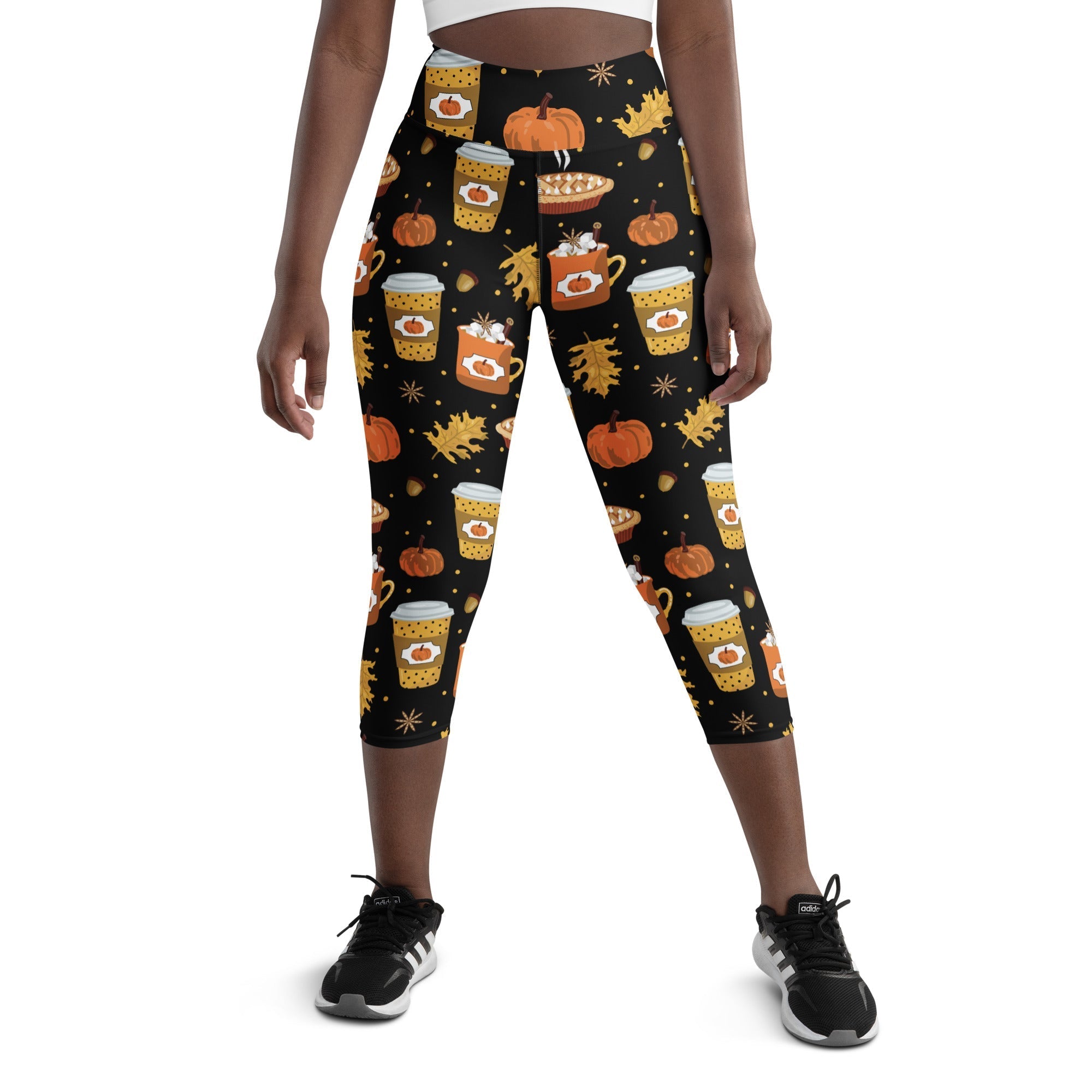 Pumpkin Season Yoga Capris