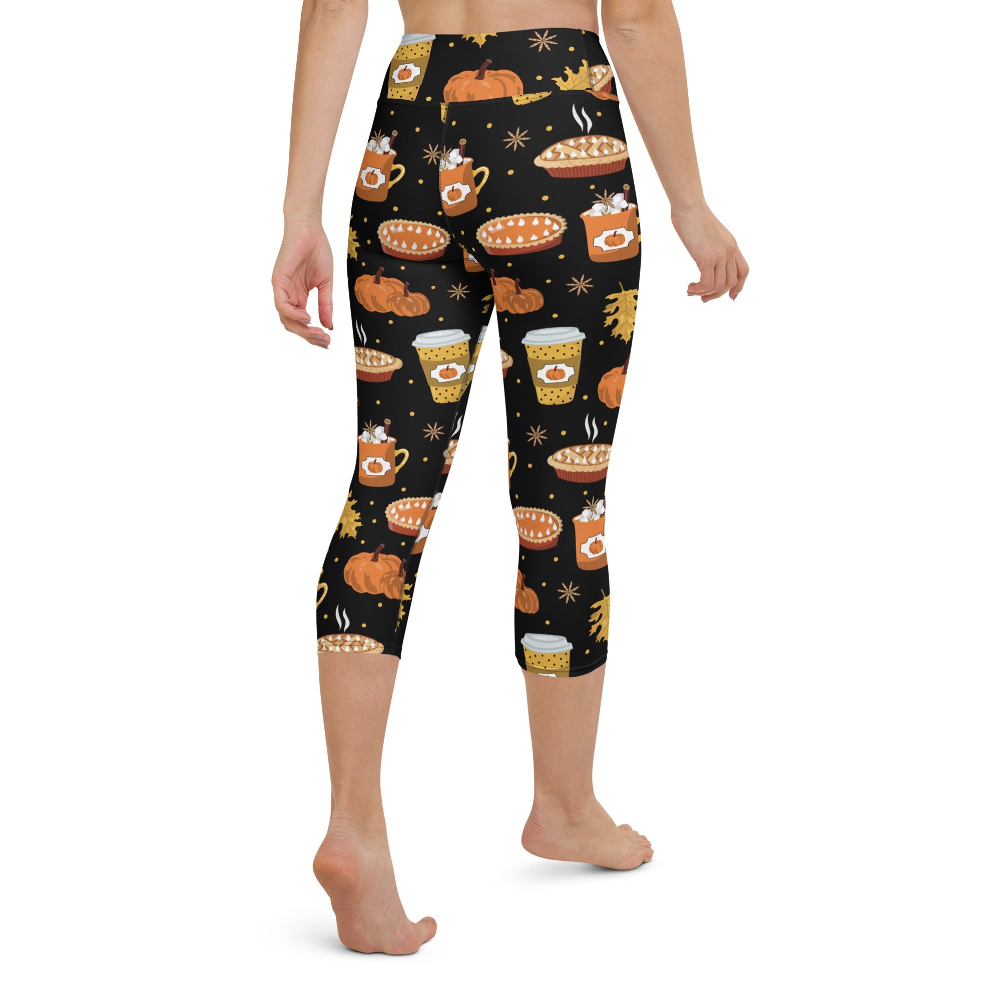 Pumpkin Season Yoga Capris