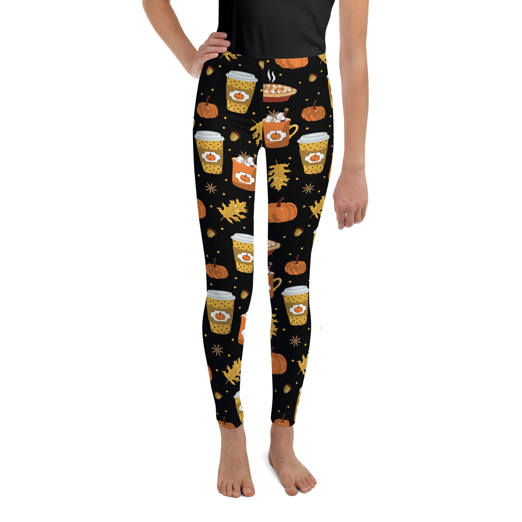 Pumpkin Season Youth Leggings