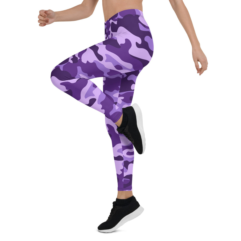 Purple Camo Leggings