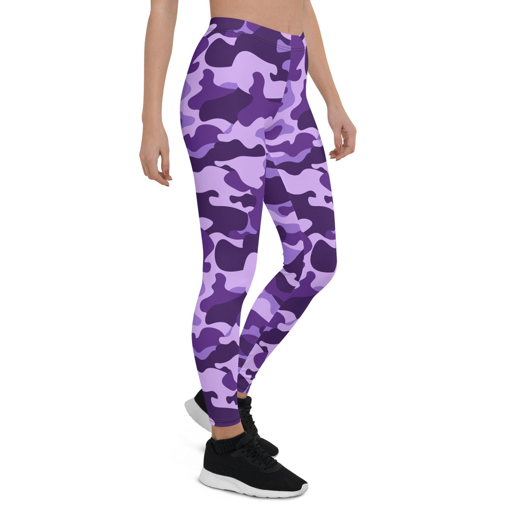 Purple Camo Leggings