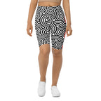 Rainbow Lines Biker Shorts