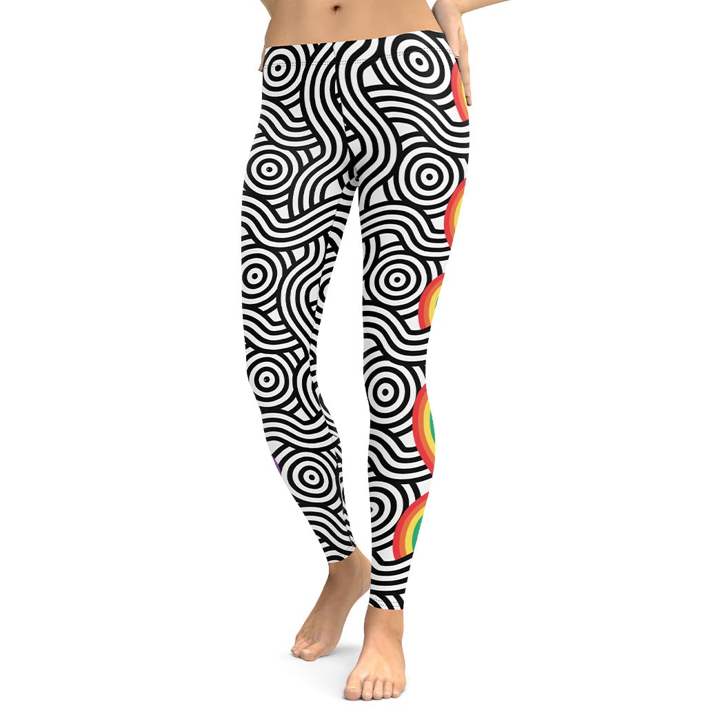 Rainbow Lines Leggings