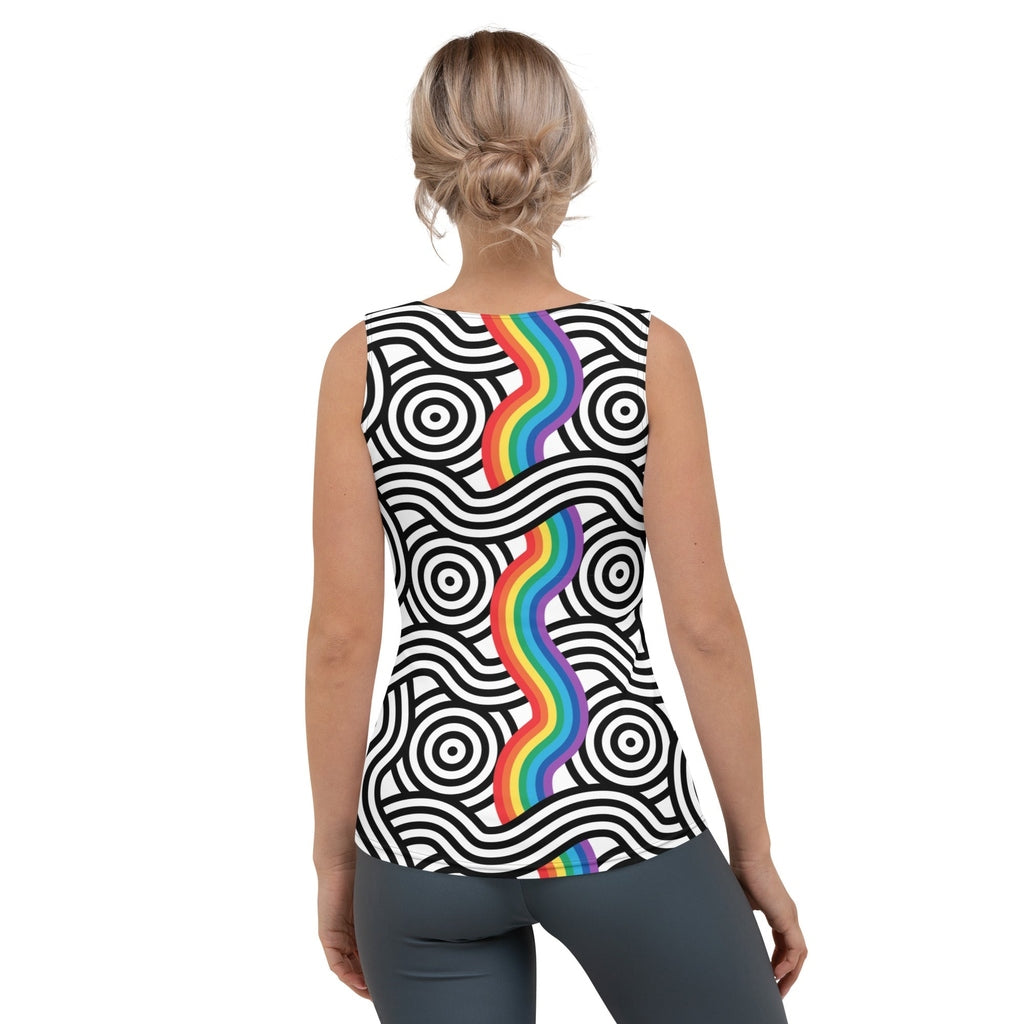 Rainbow Lines Tank Top