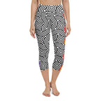Rainbow Lines Yoga Capris