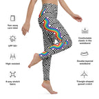 Rainbow Lines Yoga Leggings