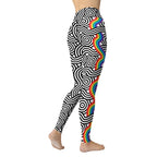 Rainbow Lines Yoga Leggings