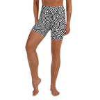 Rainbow Lines Yoga Shorts