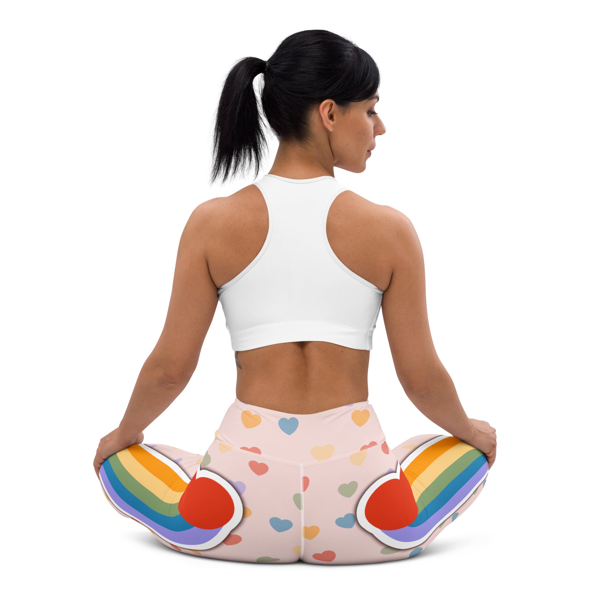 Rainbow Love Yoga Leggings