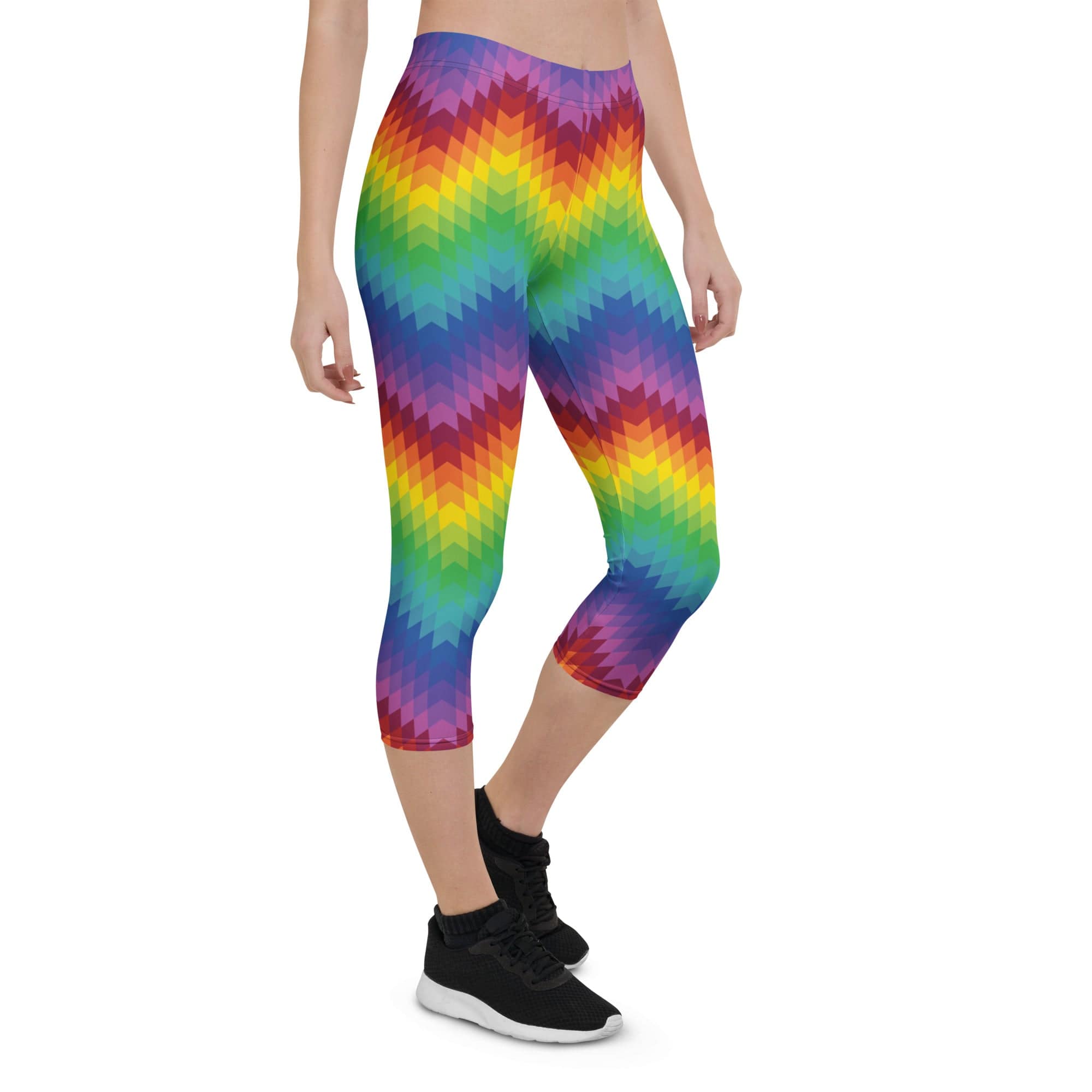 Rainbow Pattern Capris