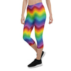 Rainbow Pattern Capris