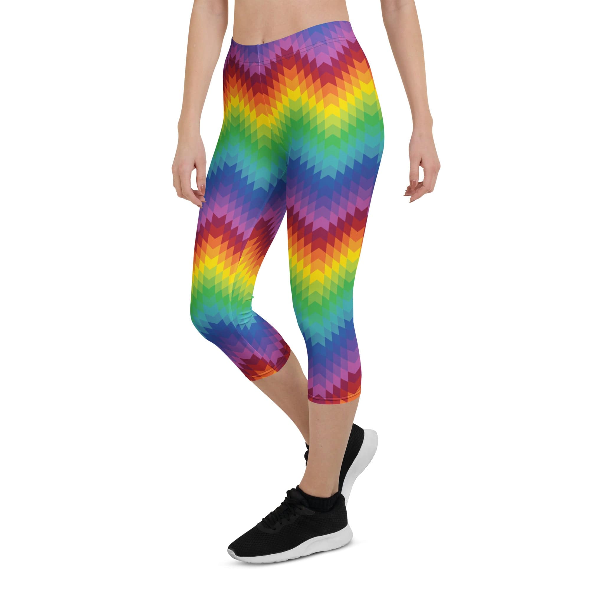 Rainbow Pattern Capris