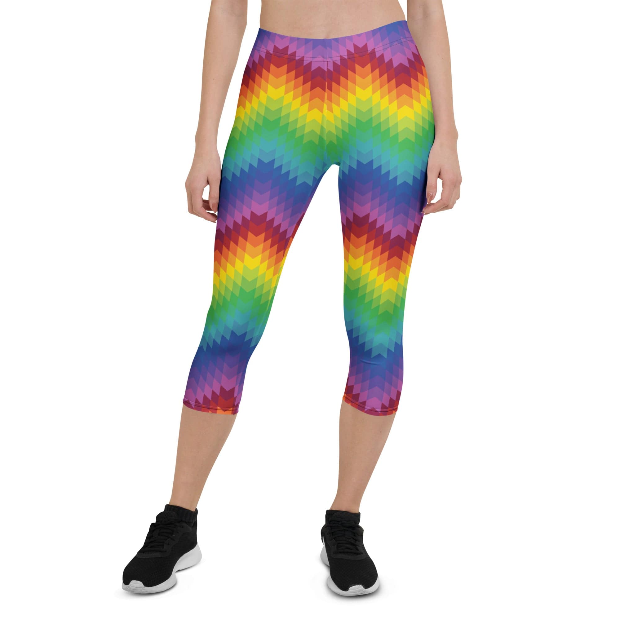 Rainbow Pattern Capris