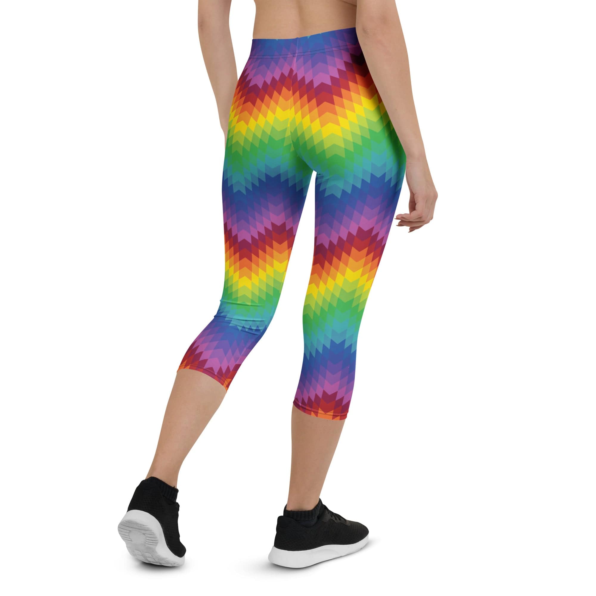 Rainbow Pattern Capris