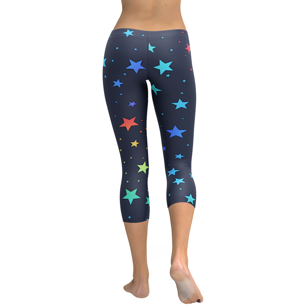 Rainbow Stars Capris