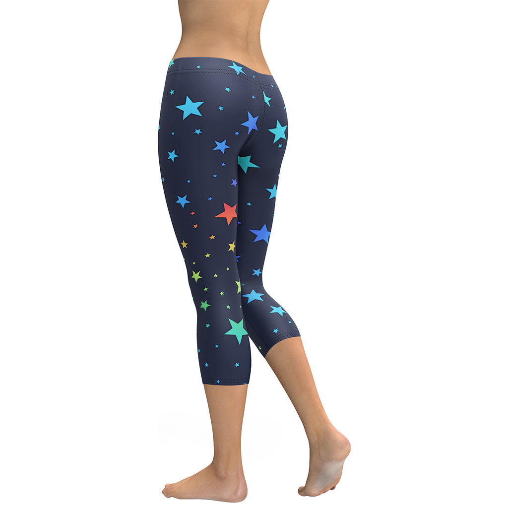 Rainbow Stars Capris