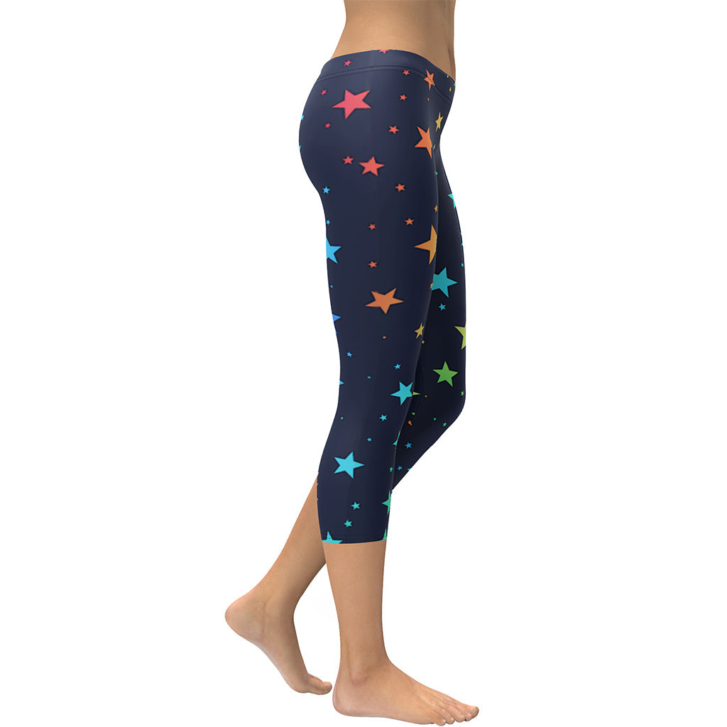 Rainbow Stars Capris
