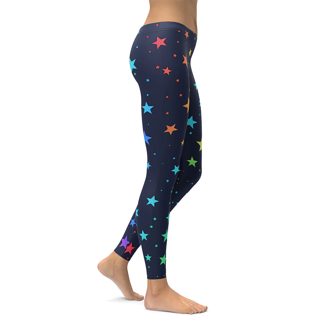 Rainbow Stars Leggings
