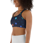 Rainbow Stars Sports Bra