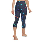 Rainbow Stars Yoga Capris