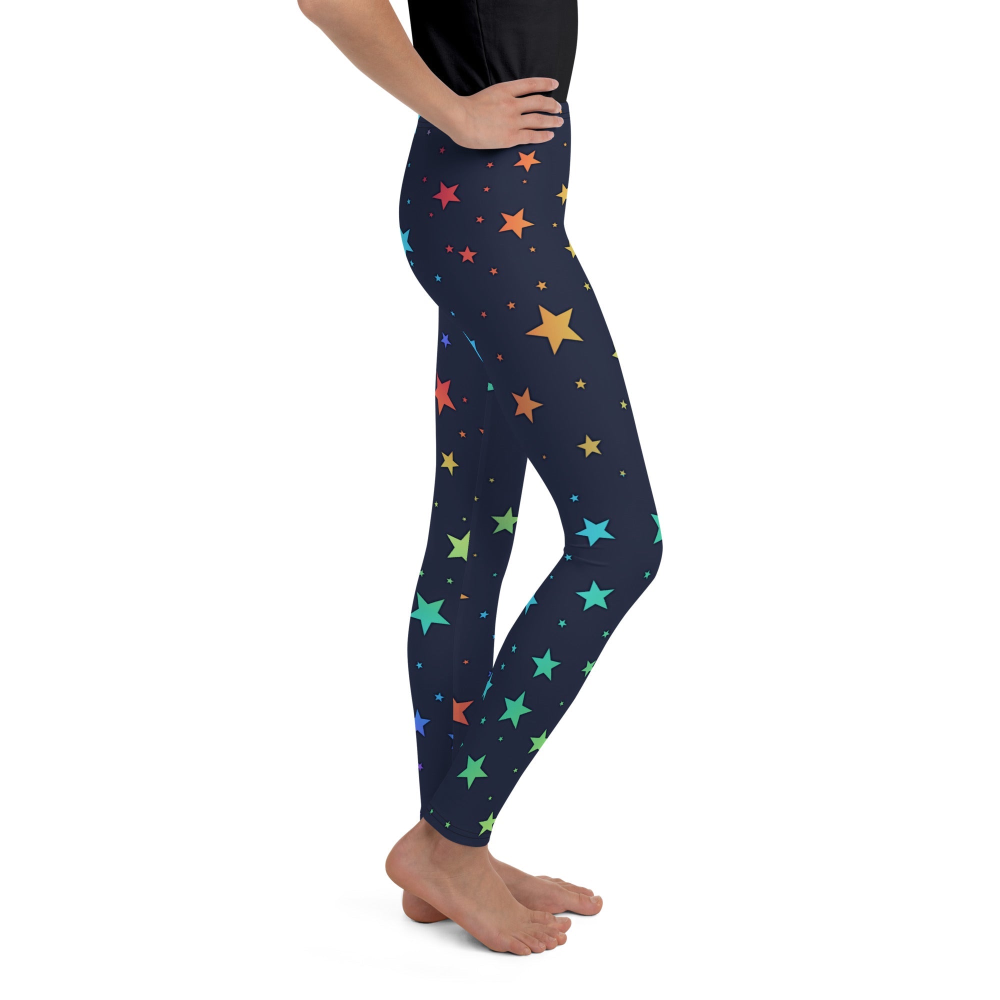 Rainbow Stars Youth Leggings