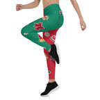 Red & Green Christmas Leggings