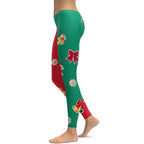 Red & Green Christmas Leggings