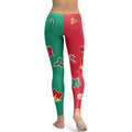 Red & Green Christmas Leggings