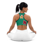 Red & Green Christmas Sports Bra