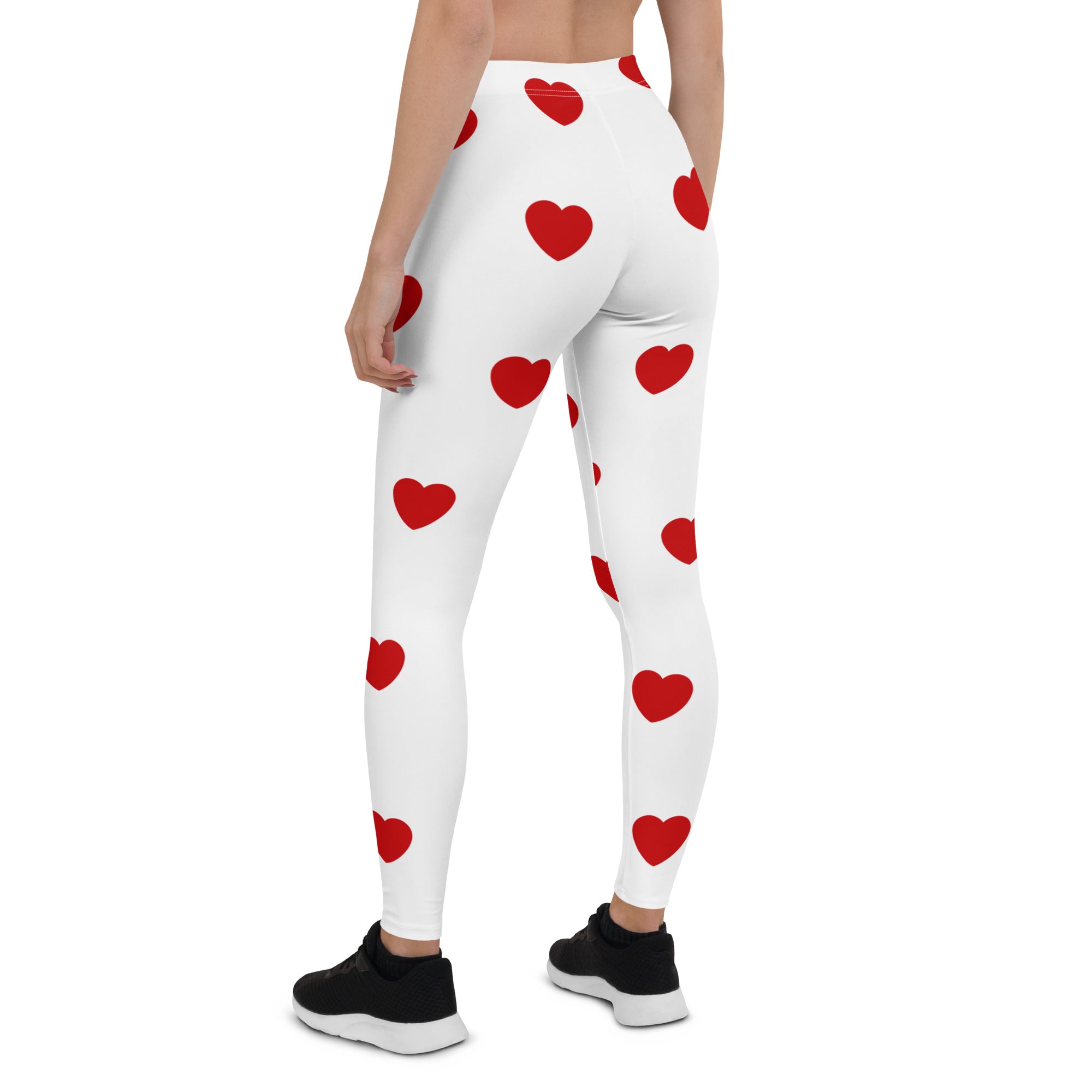 Red Hearts Leggings