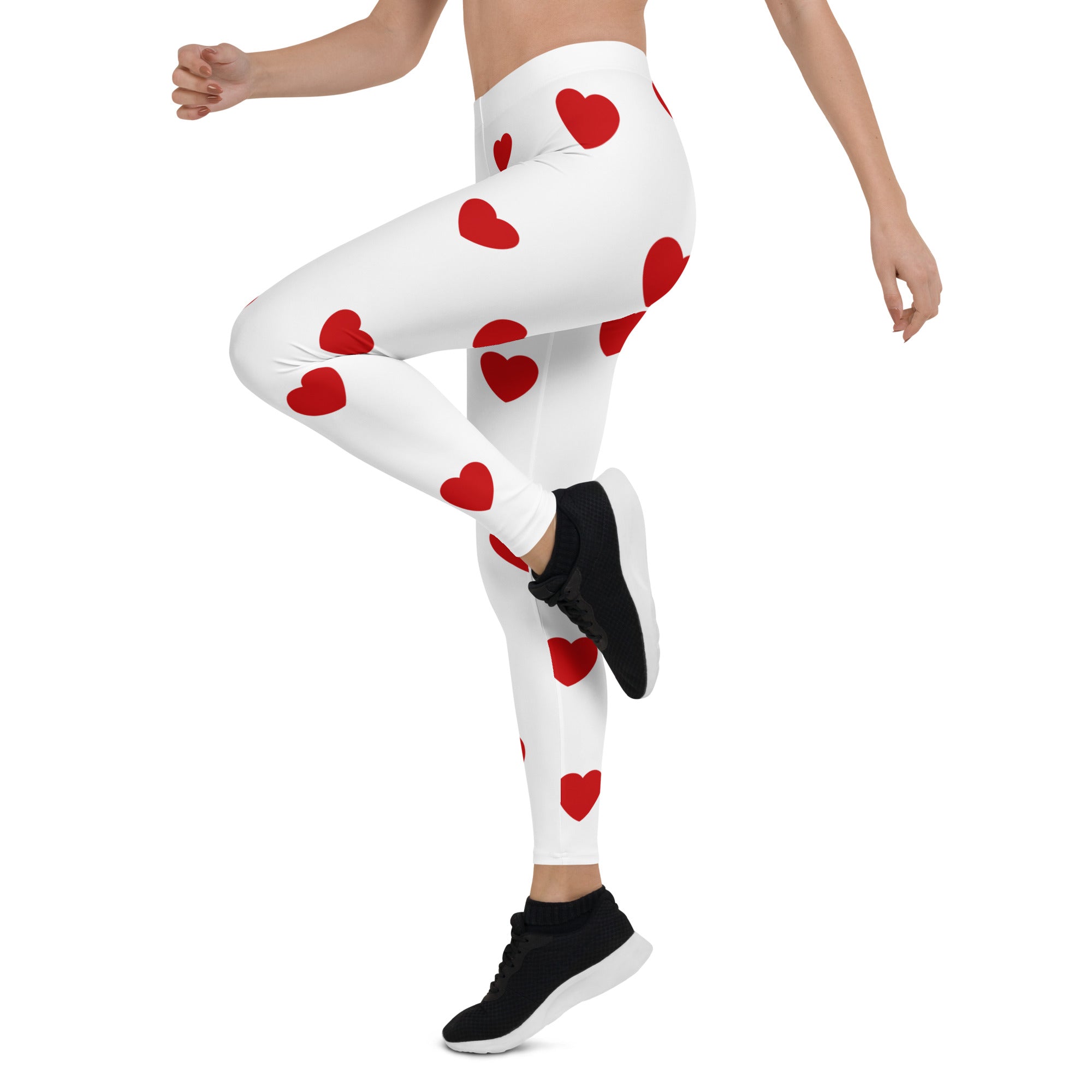 Red Hearts Leggings