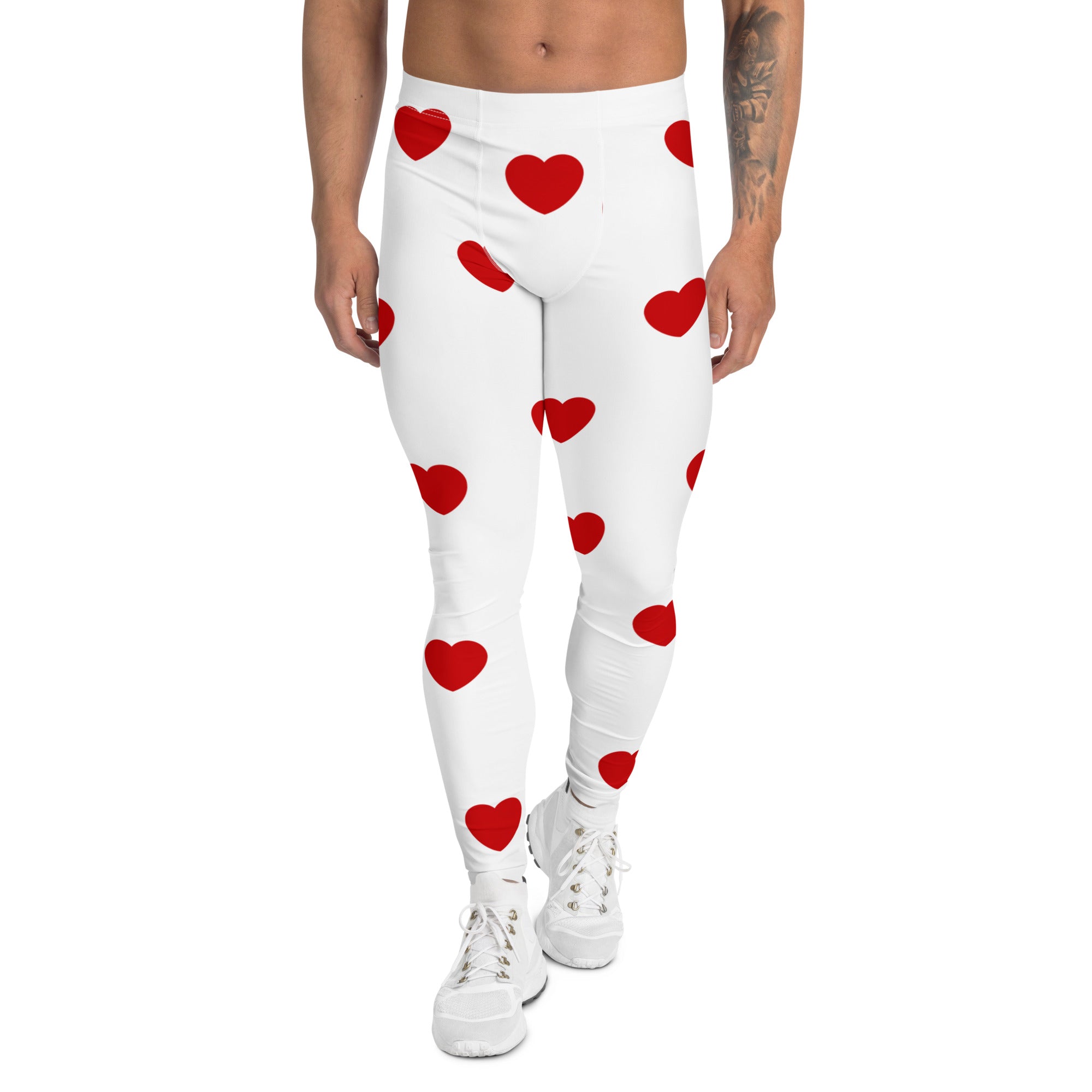 Red Hearts Men's Leggings