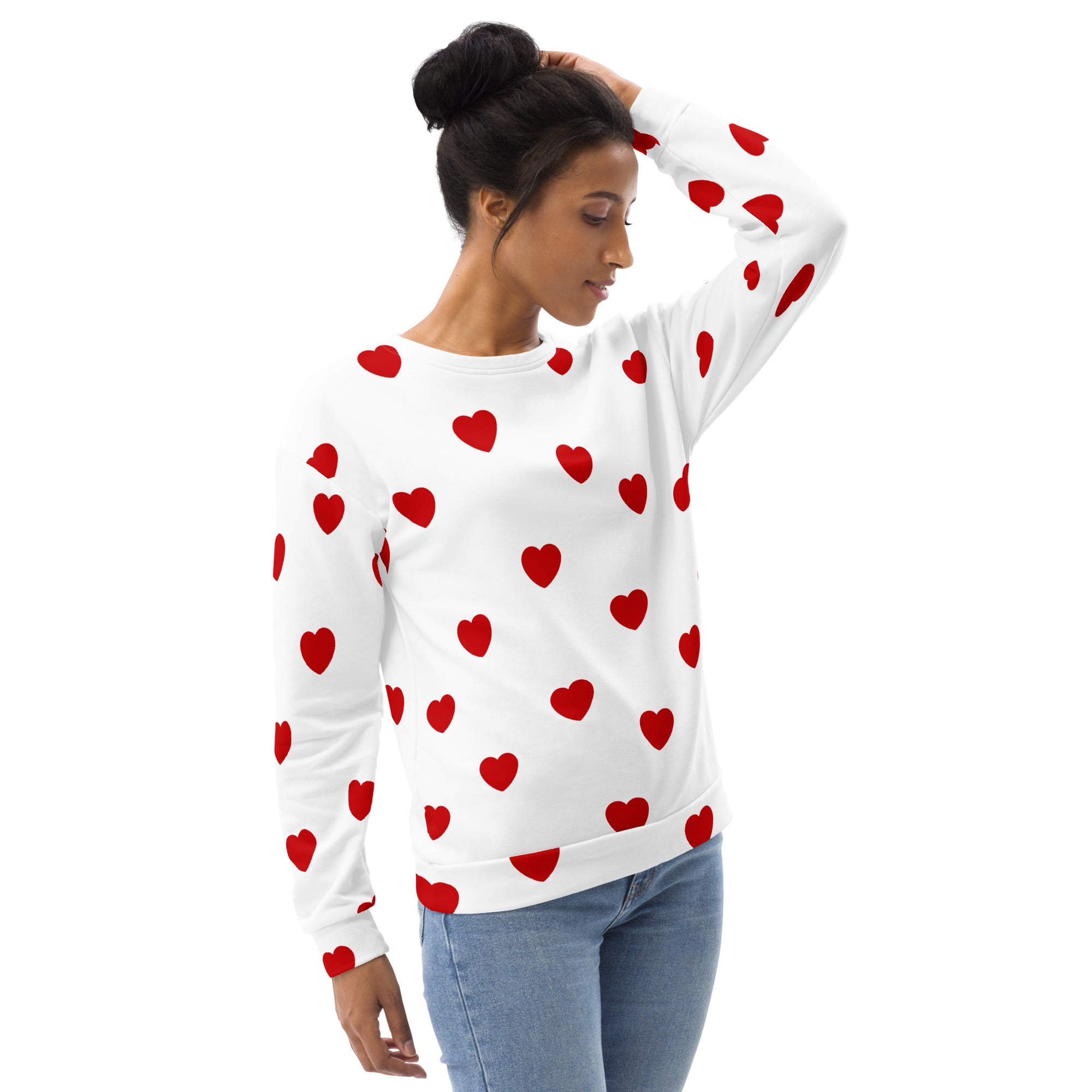 Red Hearts Sweatshirt