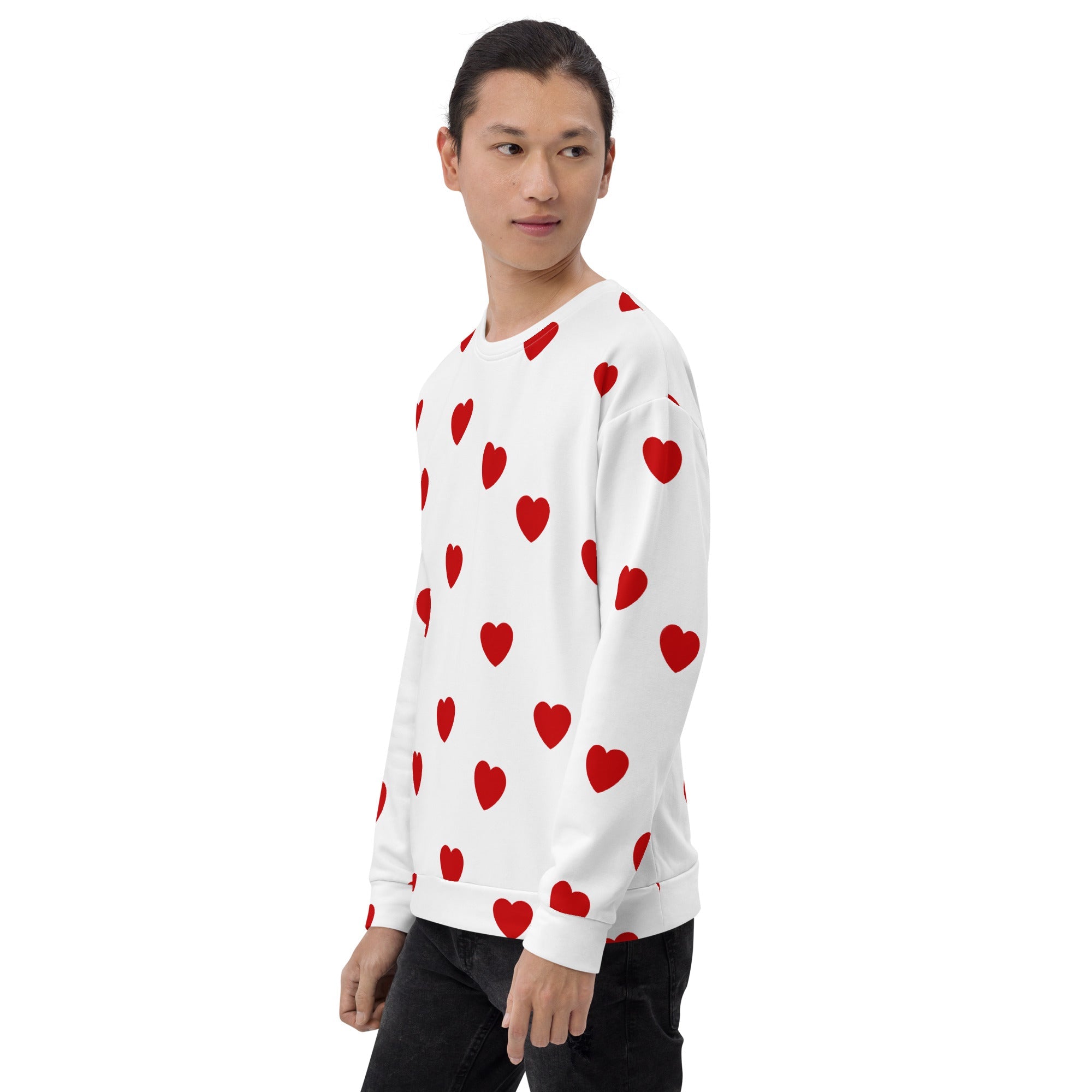 Red Hearts Sweatshirt