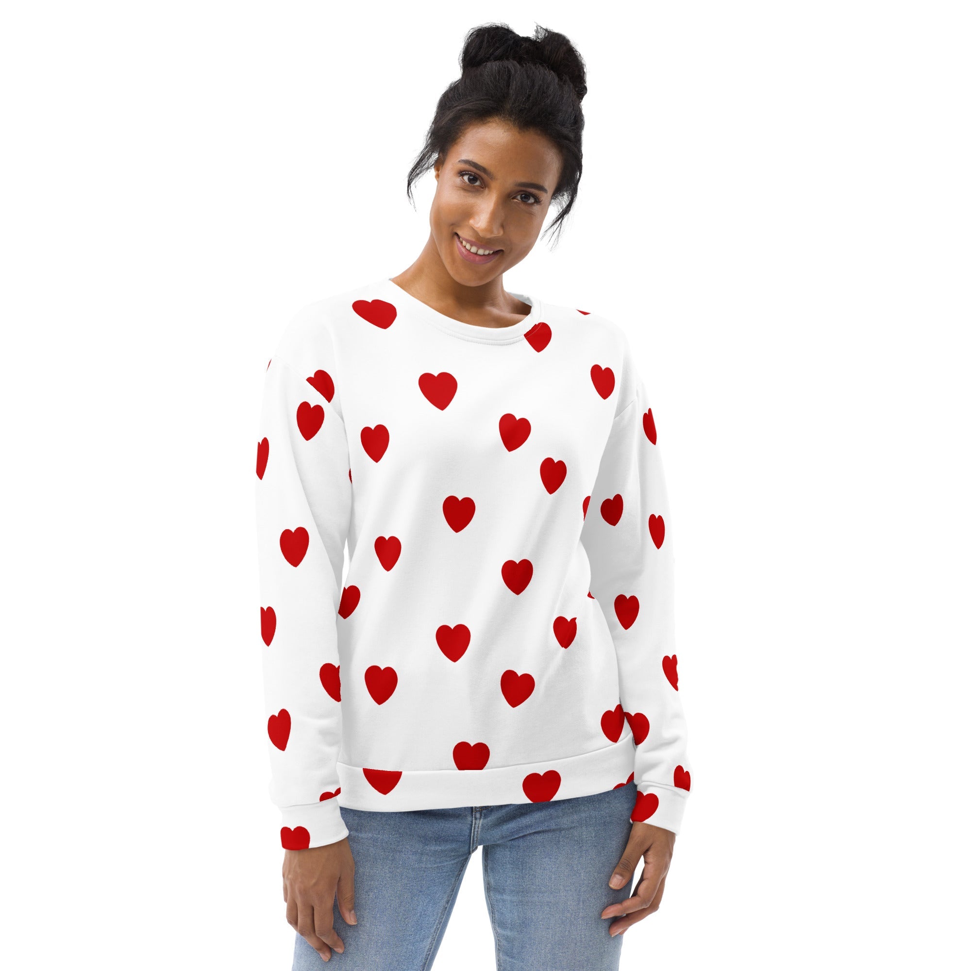 Red Hearts Sweatshirt