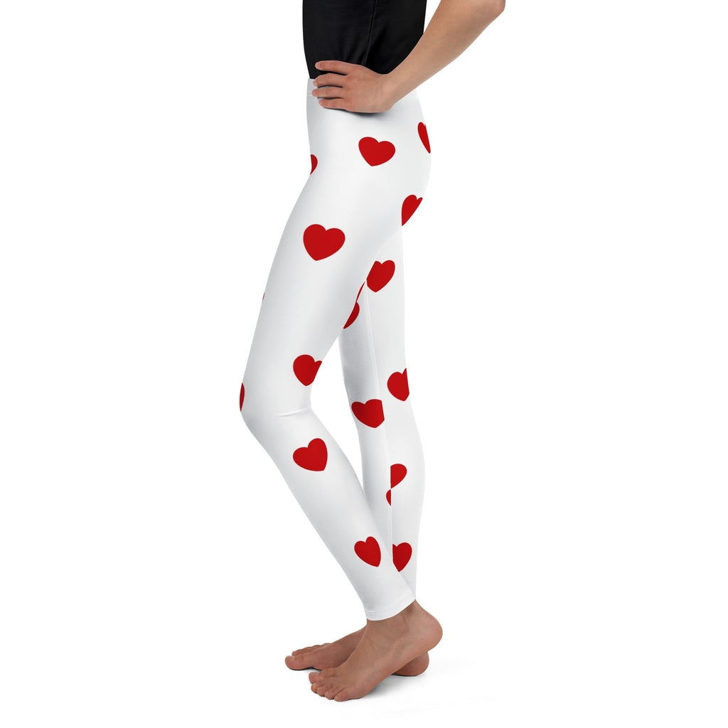 Red Hearts Youth Leggings