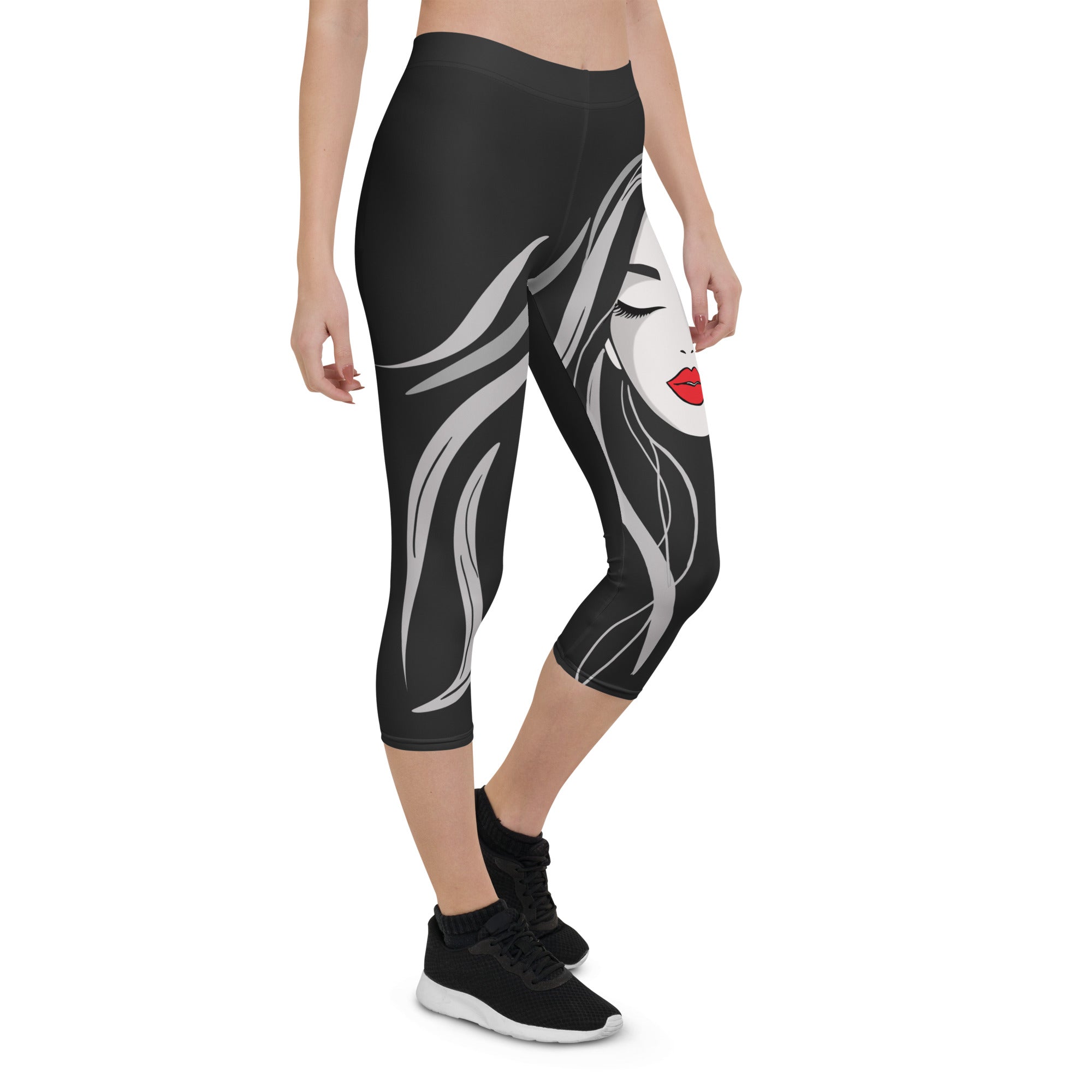 Red Lip Muse Capris