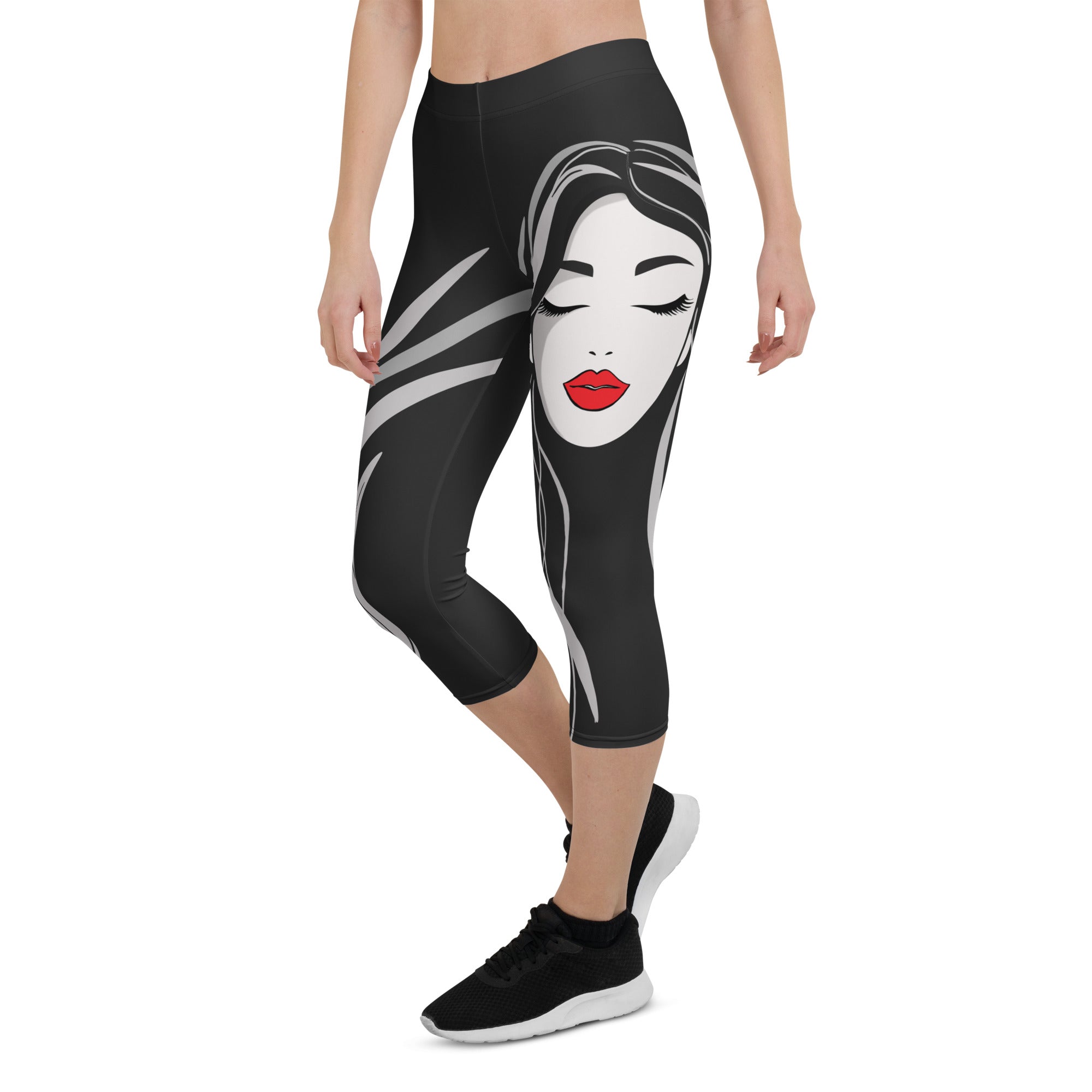 Red Lip Muse Capris