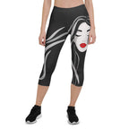Red Lip Muse Capris