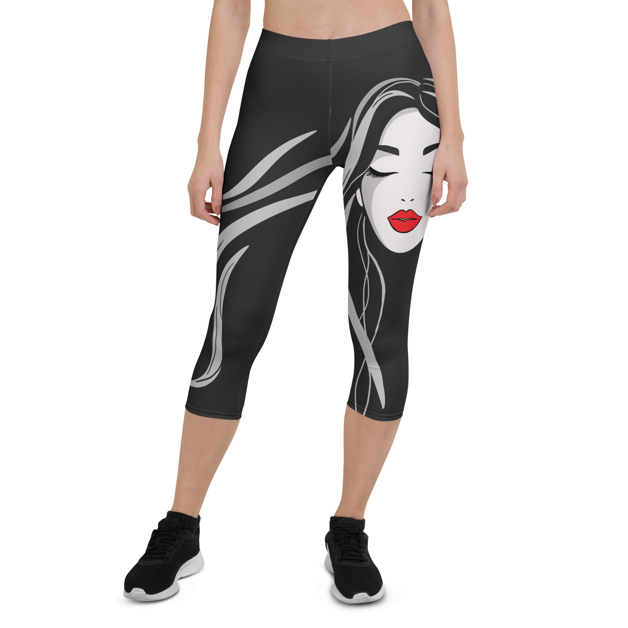Red Lip Muse Capris