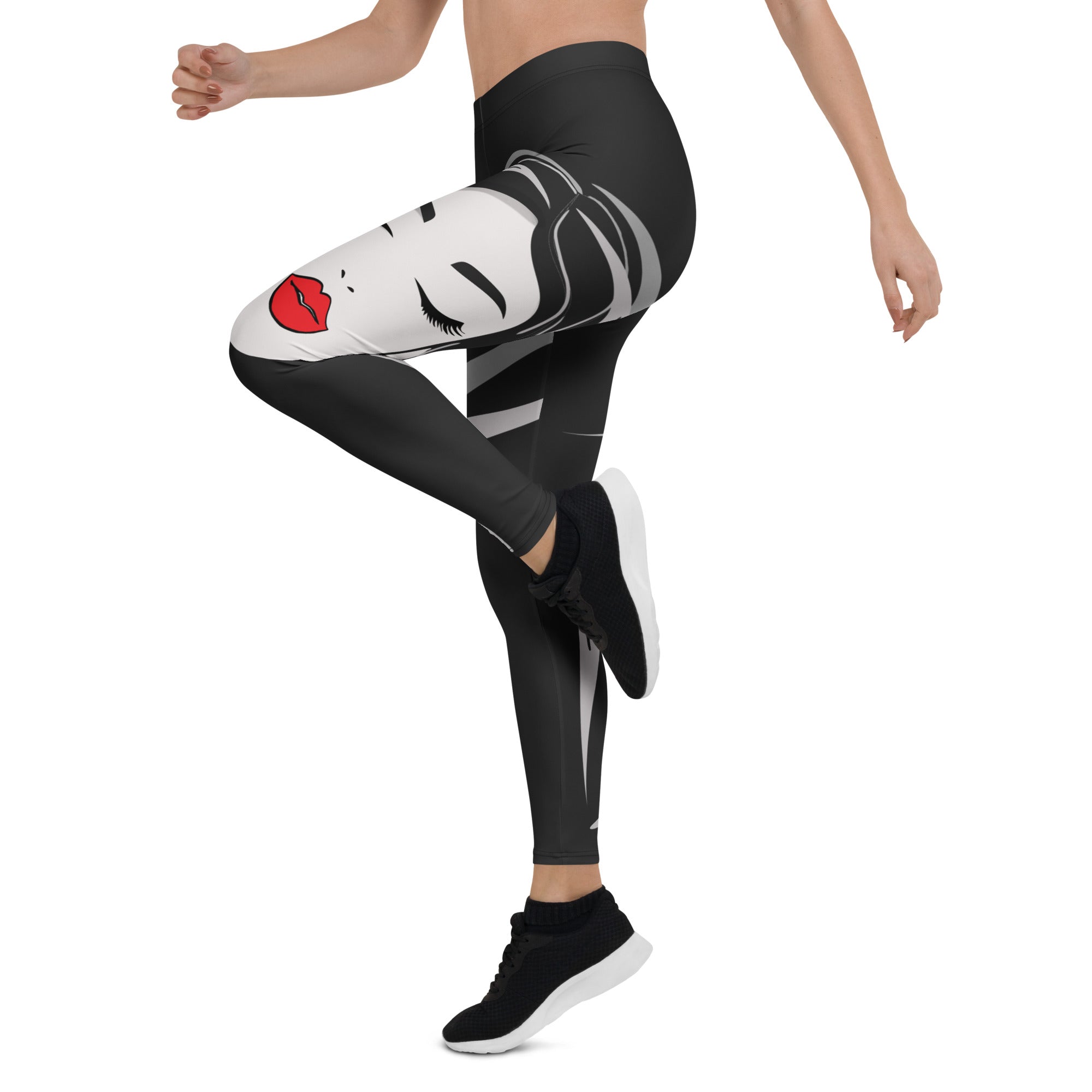 Red Lip Muse Leggings