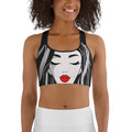 Red Lip Muse Sports Bra
