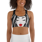 Red Lip Muse Sports Bra